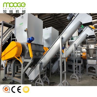 MT-series Recycle Plastic Bottle Crushing Pet Flakes Washing Recycling Machine 500kg/h to 5000 kg/h Capacity