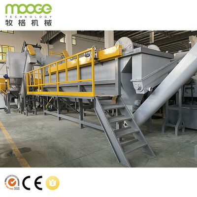 Waste Coke Cola Bottle Crushing Pet Plastic Recycling Washing Line