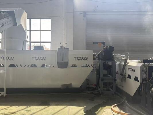 PE PP LDPE Films Compacting and Pelletizing Machine with Laser Filter