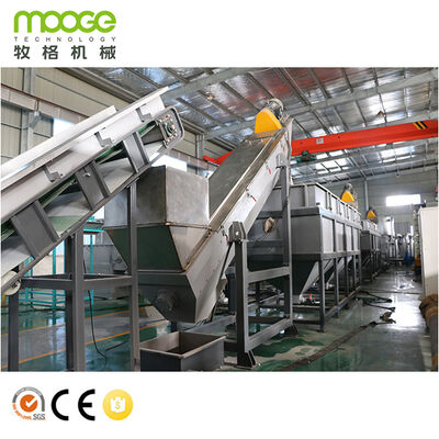 Ηλεκτρονική αλυσίδα πλύσης βρώμικων σακούλων PP και PE ταινίας