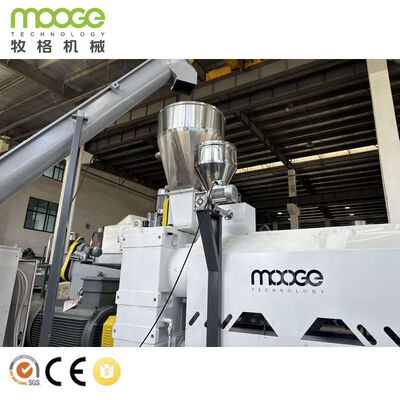 Υψηλής απόδοσης αυτόματη διπλή μονή βίδα extruder PP PE γραμμή πελετισμού υψηλής ποιότητας