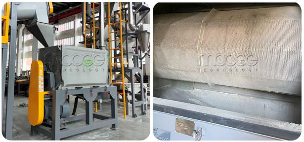 Καθαρισμός Πλύση Τεμαχιστής Μηχανής Απορριμμάτων Υψηλής Σκίτισης Γραμμή 16