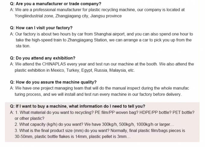 Σταθερή λεπίδα 4 Σπαστική συσκευή πλαστικών μπουκαλιών για ανακύκλωση 25