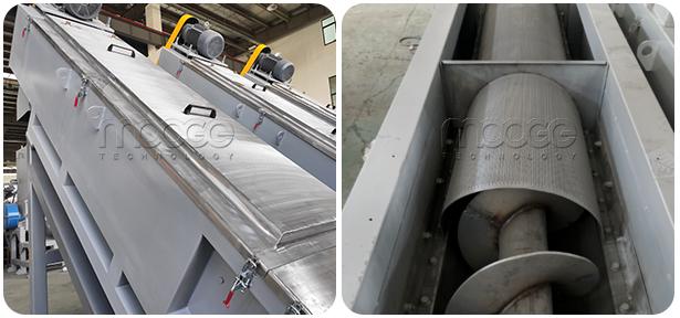 Clean Plastic Flakes Production SUS 304 Bottle Recycling Washing MEB-Series Waste Hot Water Plastic Recycling Line 10