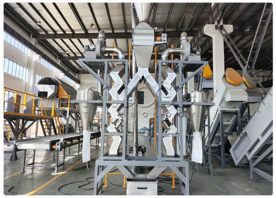 Γραμμή Πλυσίματος Πλαστικού PP Ανακύκλωσης Μπουκαλιών Γραμμή Ανακύκλωσης Υψηλής Χωρητικότητας 17