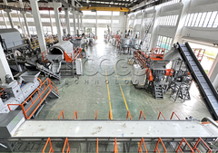 Ηλεκτρονική γραμμή πλύσης για την ανακύκλωση μπουκαλιών PET